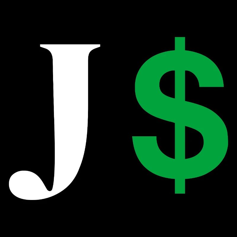 Buchstabe j Dollar
