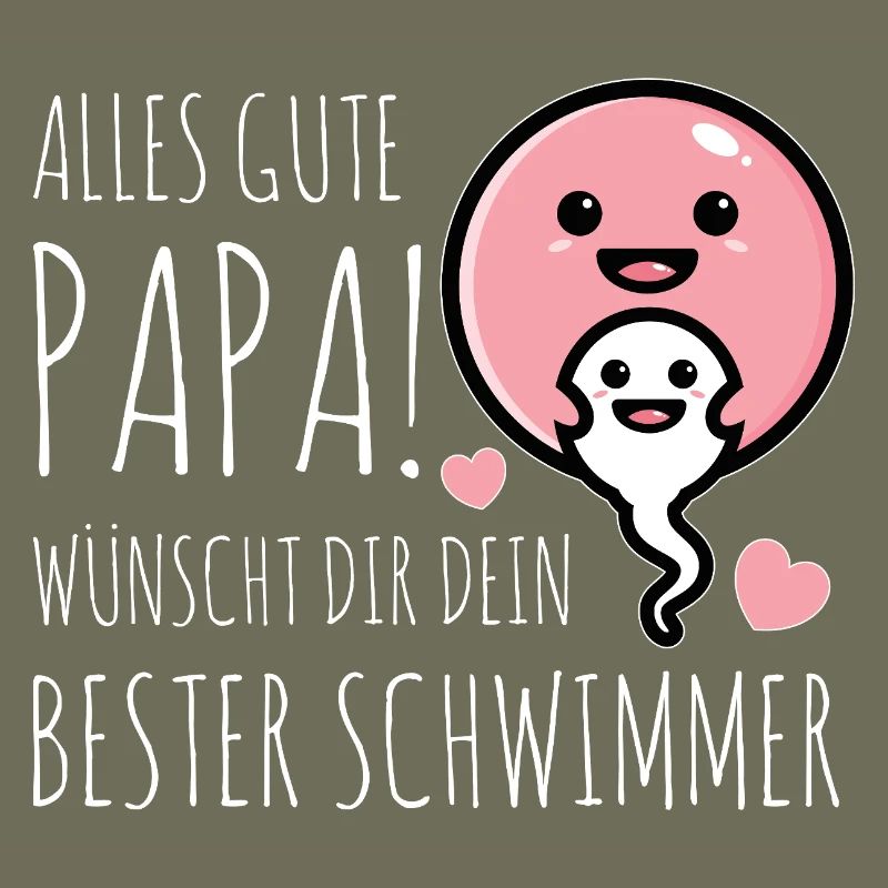 Alles Gute Papa wünscht dir dein bester Schwimmer