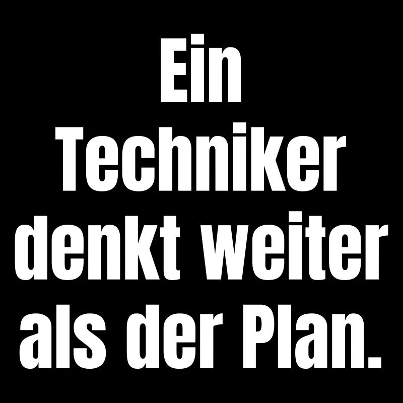 Techniker Denkt Weiter Als Plan