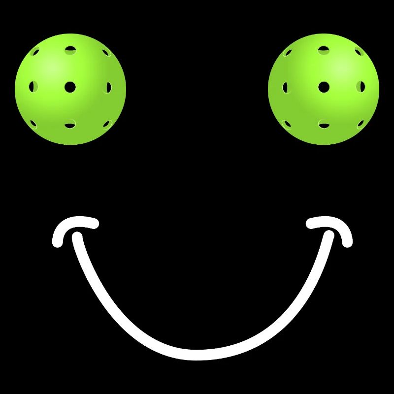 Pickleball Happy Face