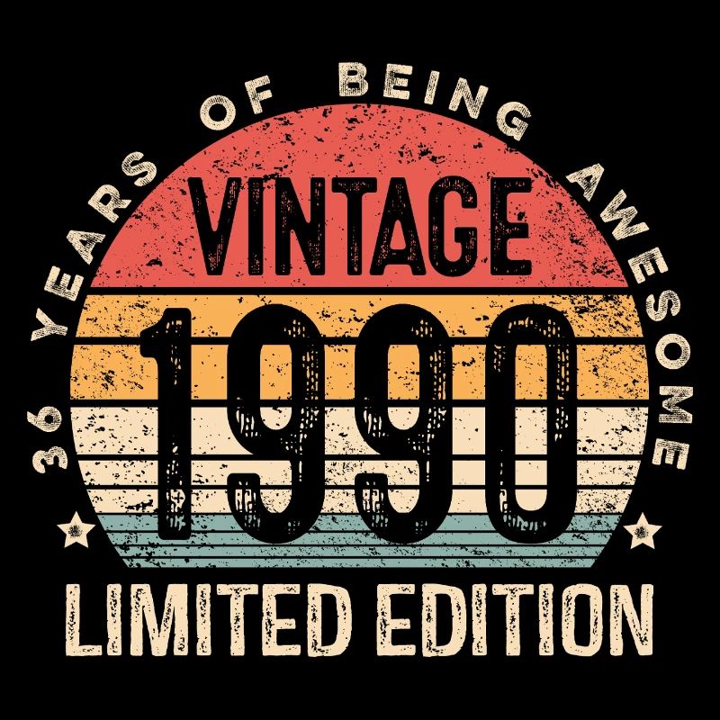Édition limitée 36e anniversaire 36 ans 1990 Cadeaux