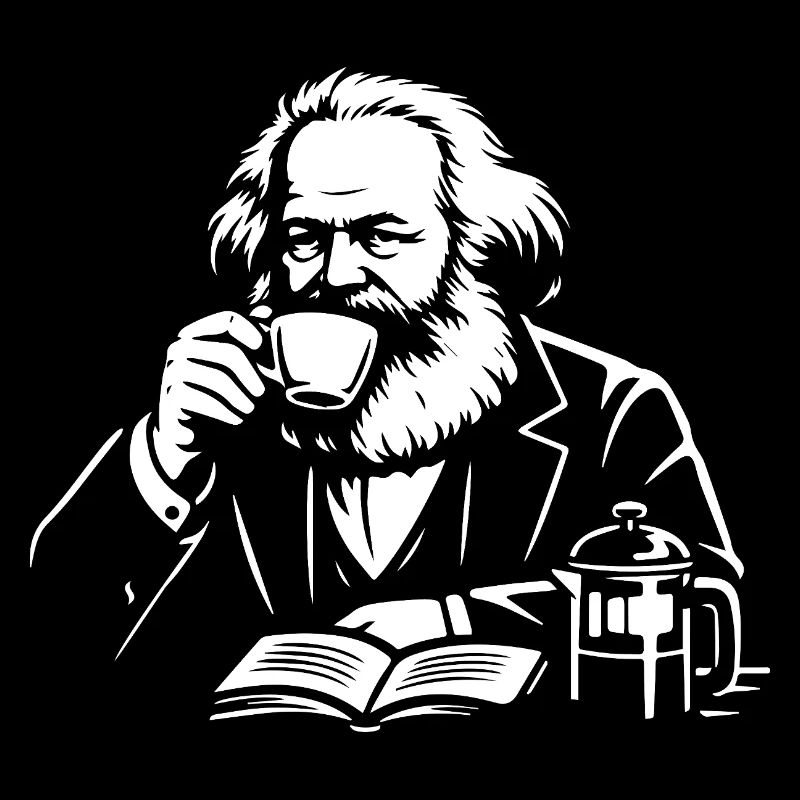 Karl Marx Coffee Moment