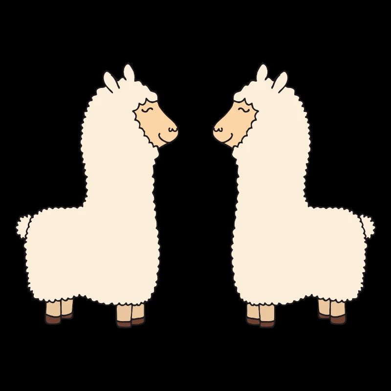 lama verliebt