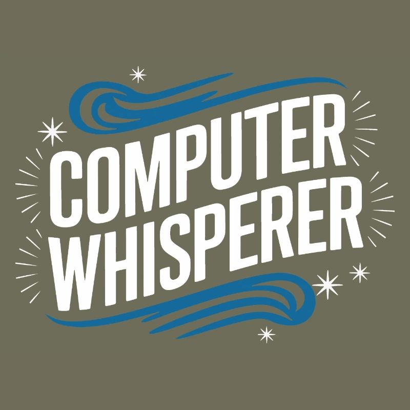 Technischer Support Computerfreak Nerd