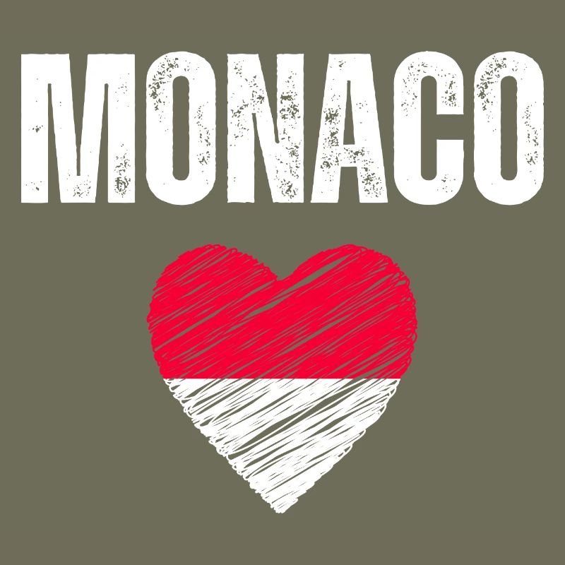 J’aime Monaco, drapeau de Monaco