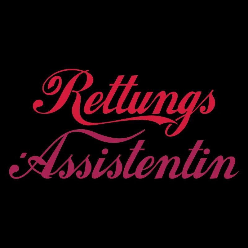 Rettungs-Assistentin mittig