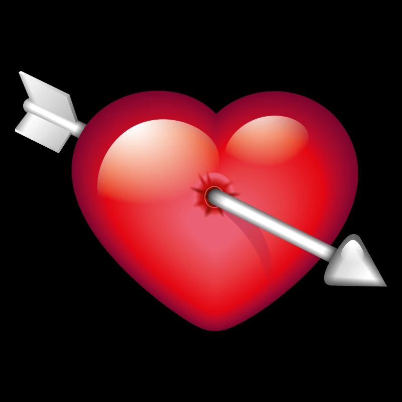 Smiley Heart with arrow