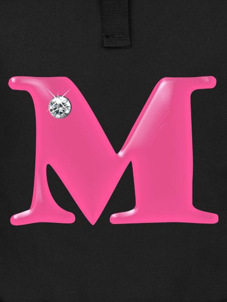 Letter M Rhinestones