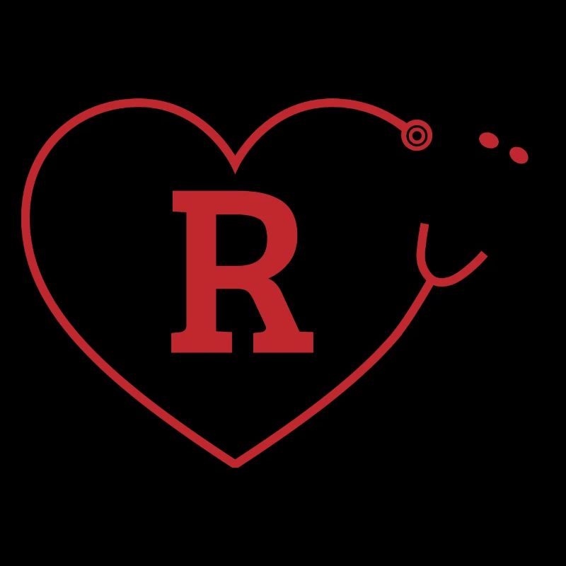 Letter r stethoscope