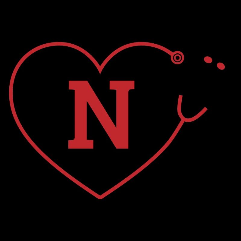 Buchstabe n Stethoskop