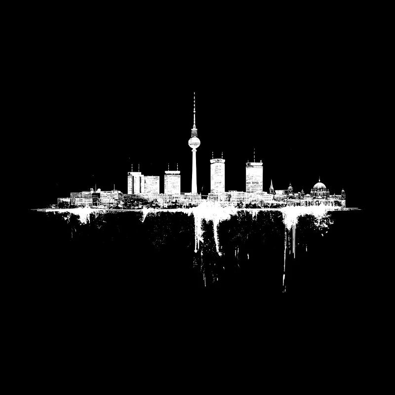 Berlin, Skyline, Minimaliste
