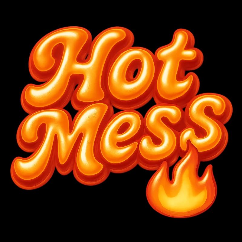 hot mess / y2k statement design