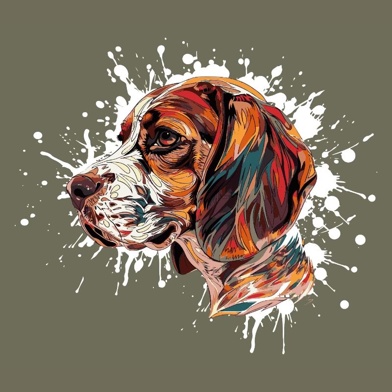 Explosion de couleurs Beagle