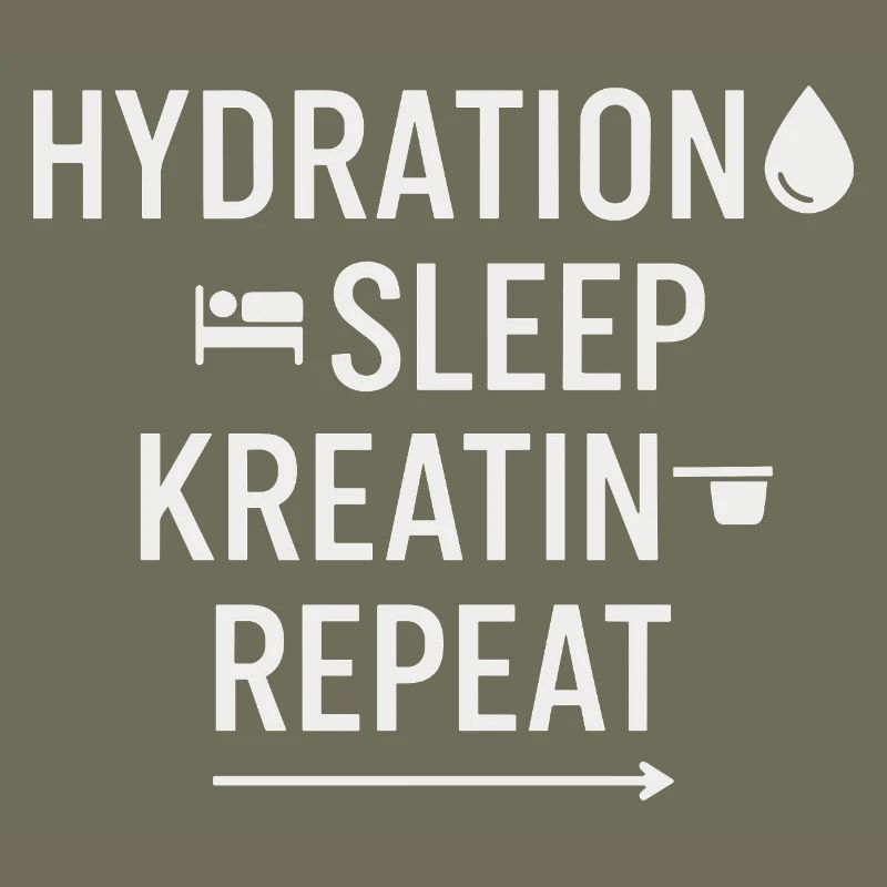 Hydration Sleep Kreatin Repeat