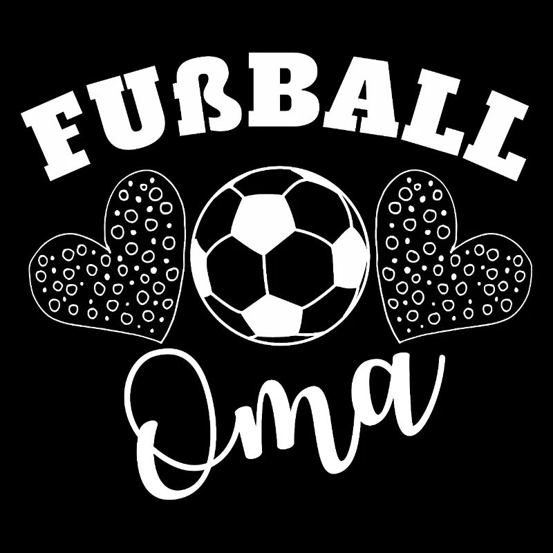 Fußball Oma Herzdesign