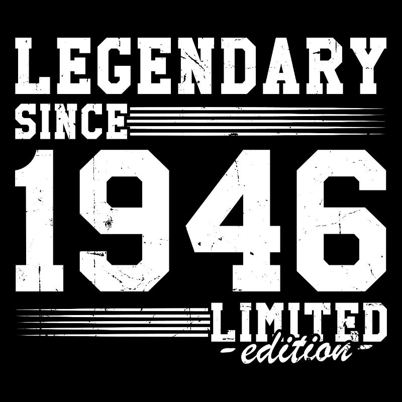 Legendary since 1946 80 Years Gift Birthday