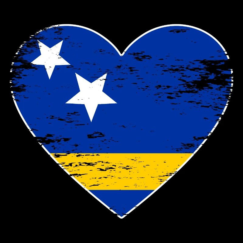 Curaçao_Flagge_Herz_used