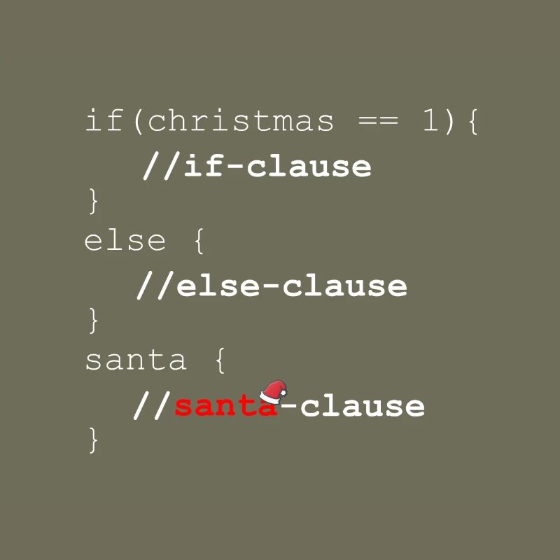 Santa-Clause – Weihnachten Programmierer Geschenk