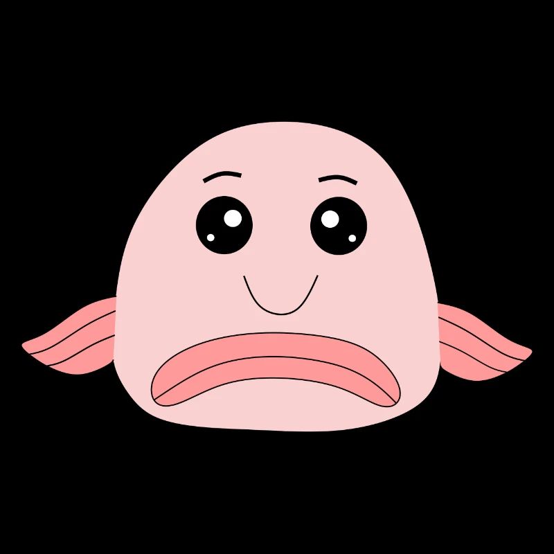 Blobfish fish comic ugly fish