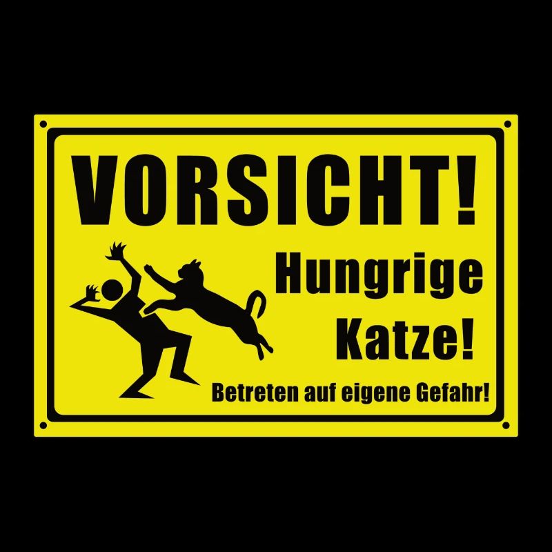 Vorsicht, Hungrige Katze, Lustige Katze