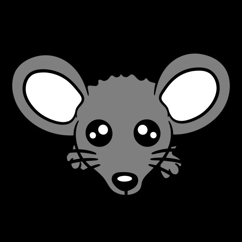Mouse Wall Hole Mouse Hole Peeps Cute Funny Comic
