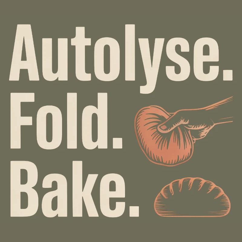 Autolyse Fold Backe Bread Kunst
