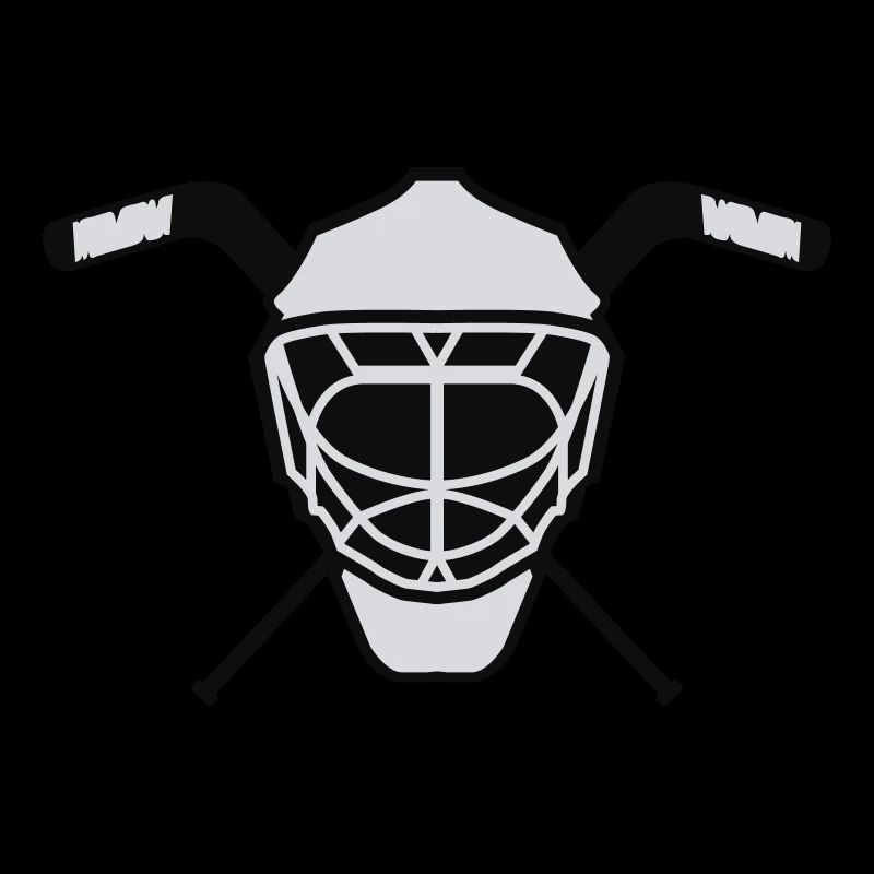 masque de hockey 3 neutre bicolore