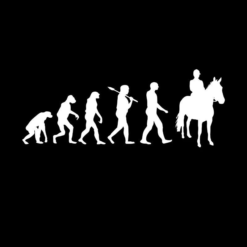 Pferde Shirt · Reiten · Pferd · Evolution · Horse