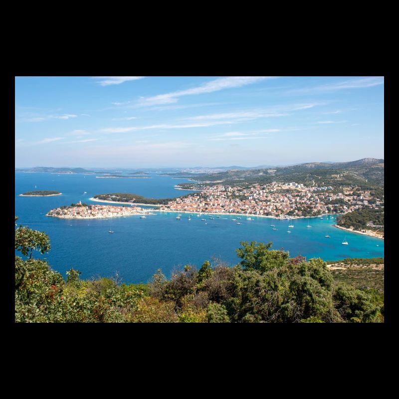 Panoramic view Primošten Šibenik-Knin Croatia