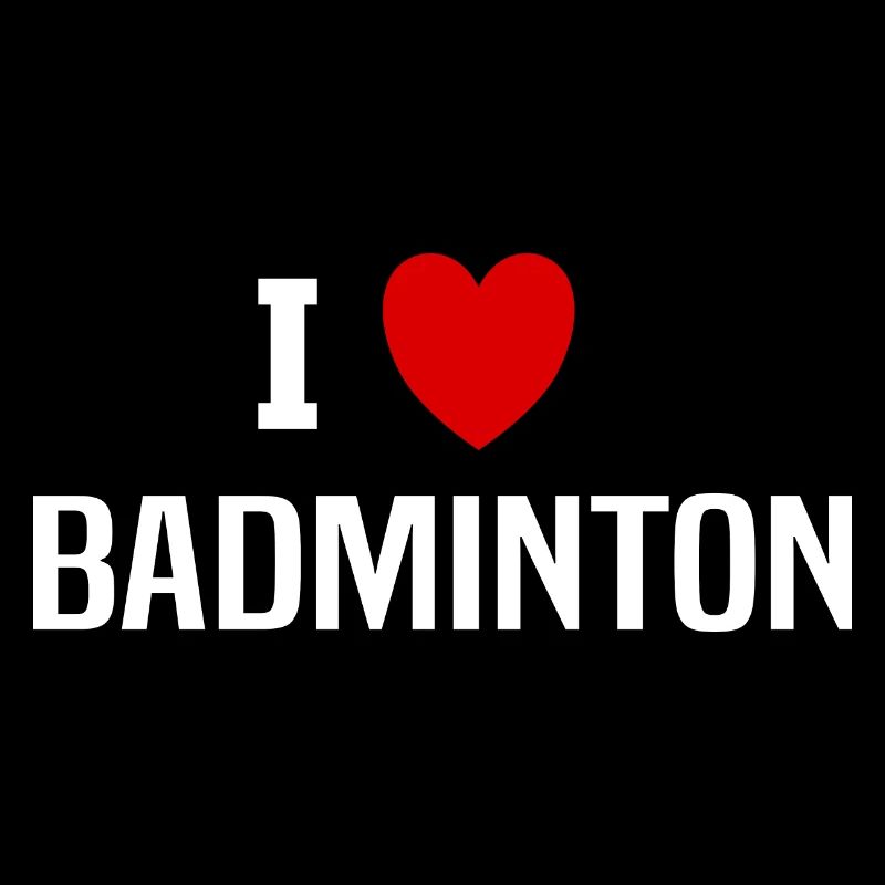 Ich liebe Badminton