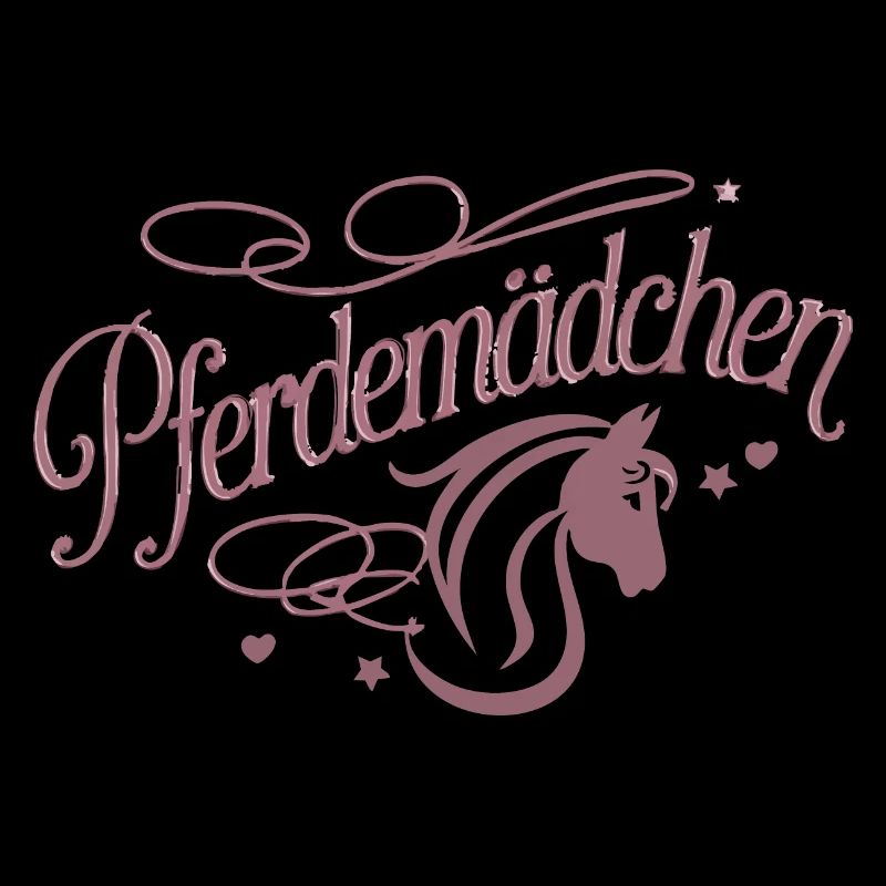 Pferdemädchen - Mädchen liebt Pferde