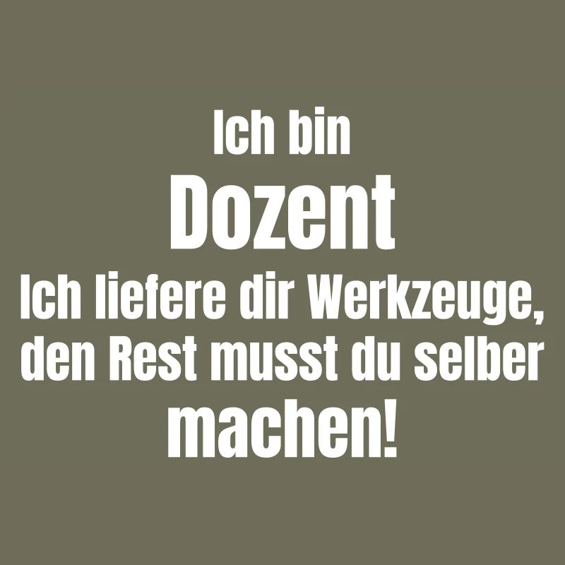 Dozent Schule oder Universität