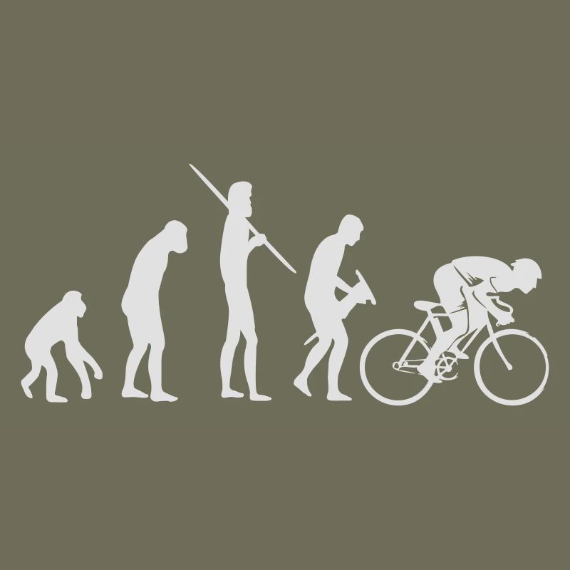 Cycliste vélo Evolution