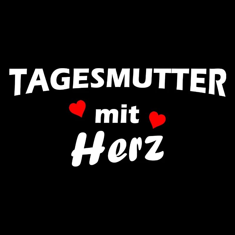 Tagesmutter mit Herz - weiß