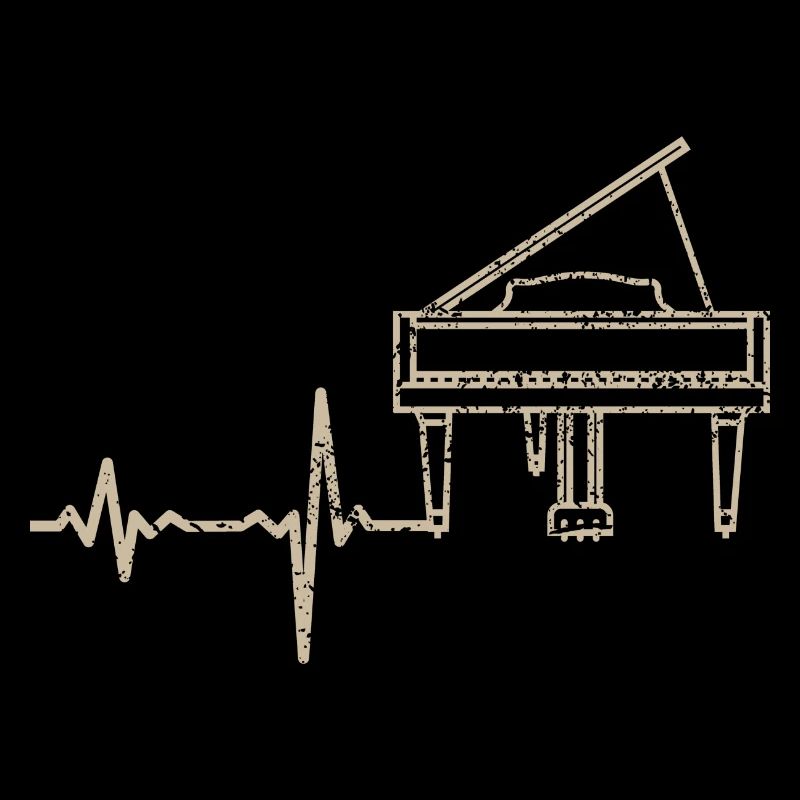 Gift heartbeat piano