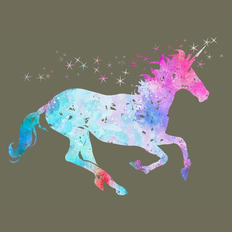 Licorne avec paillettes