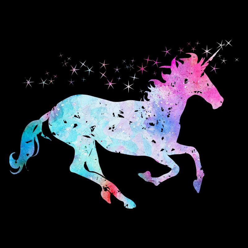 Licorne avec paillettes