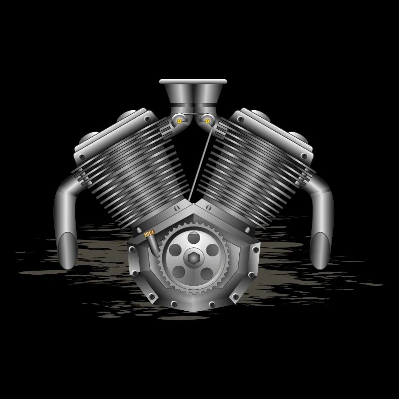 V 2 Motorradmotor
