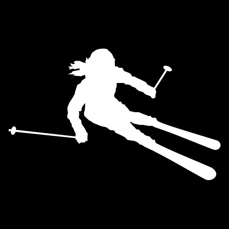 Skifahrerin