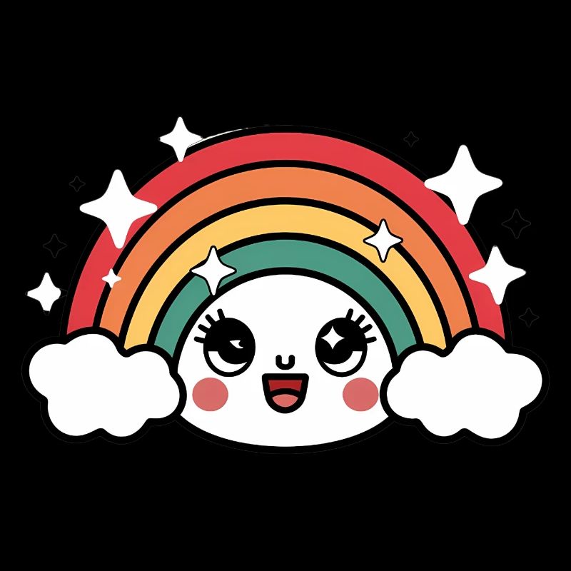 Kawaii Mignon Arc-en-ciel