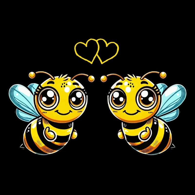Abeille Dessin Animé Bande Dessinée Amour