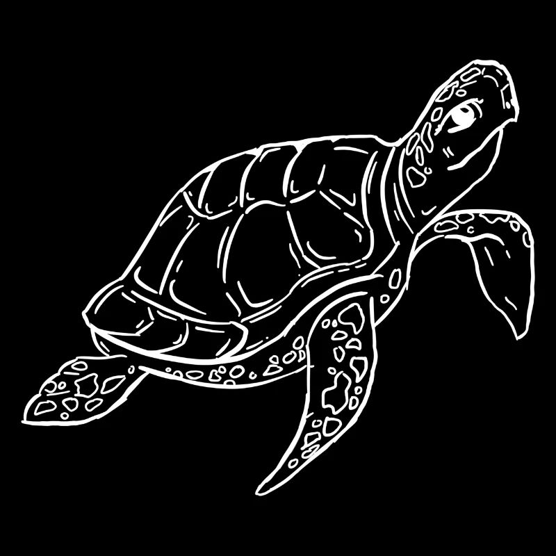 Sea Turtle Ocean Illustration