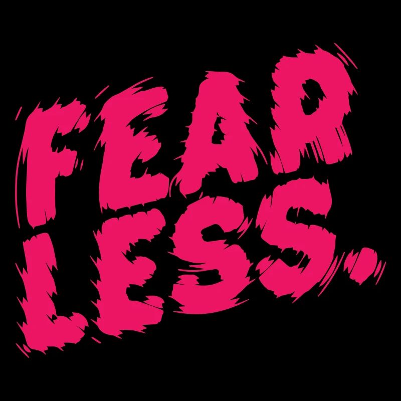 Fearless Pink Brush Letters