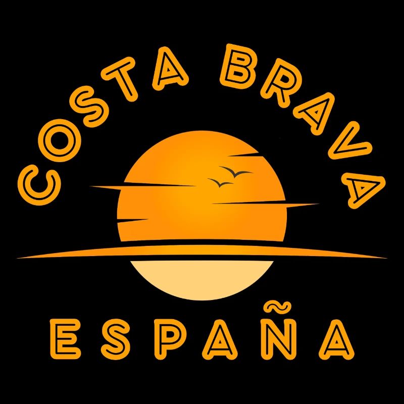 Logo du coucher du soleil Costa Brava España