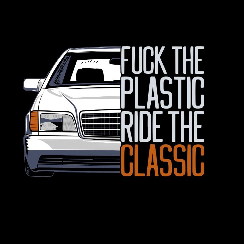 FTP Style Voiture Rétro Classique Silhoeutte