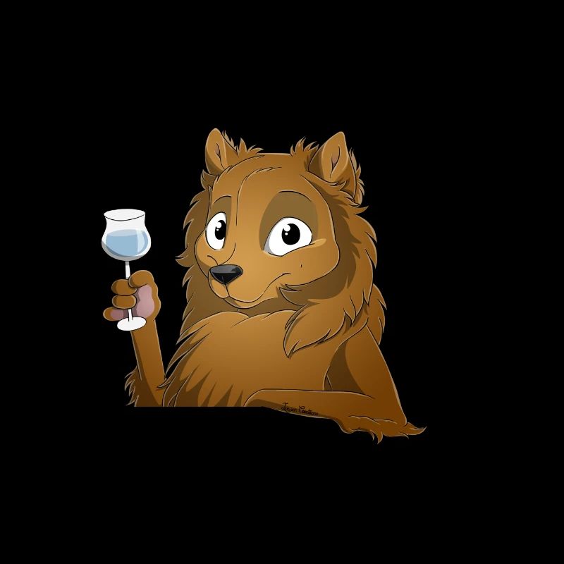 Trinkender oder treibender Spitz