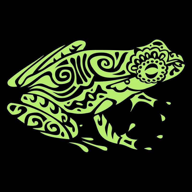 frog frog tribal Mexican style 2