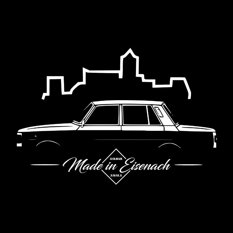 IFA Wartburg 1.3 History Silhouette