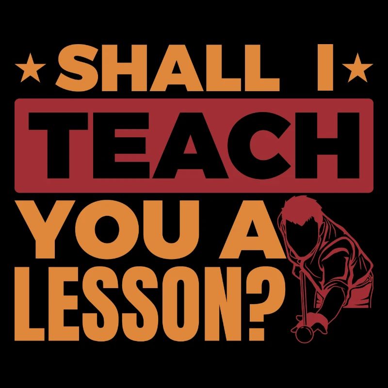 Witziger Billard Spruch