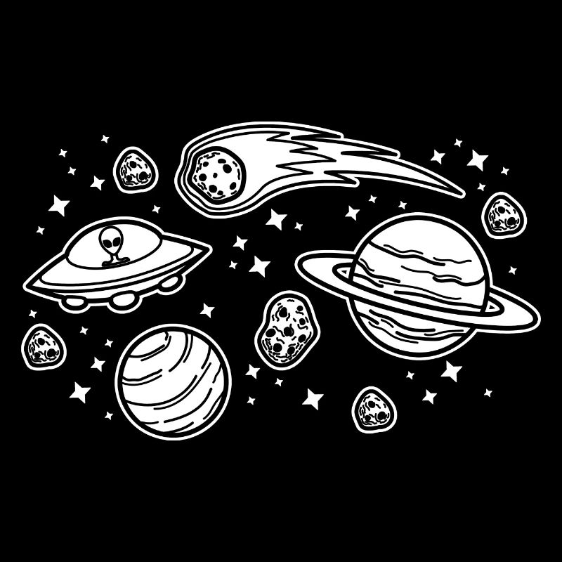 Planètes et extraterrestres, drôle de geek de la science du système solaire